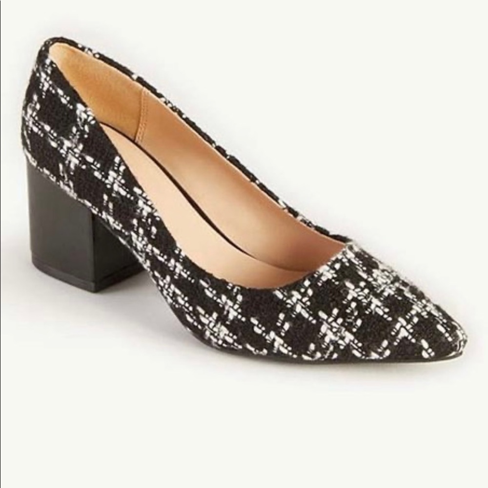 Ann Taylor Factory Tweed Pumps 7- 7.5